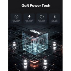 Зарядний пристрій Ugreen 4xUSB 100 W GAN (USB-A+3*USB-C) Tech Fast Charger CD226 Grey (90575) - Фото