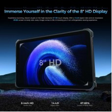 Планшет OUKITEL RT3 plus 8" 4/128 GB/NFC / LTE Black (6941749808516) - Фото