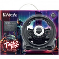 Руль Defender Turbo Pro for PC/PS3/PS4/Xbox USB (64291) - Фото