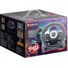 Руль Defender Turbo Pro for PC/PS3/PS4/Xbox USB (64291) - Фото