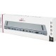 Концентратор Voltronic USB-C 12-in-1 USB-C + 2xUSB 2.0 + USB 3.0 + 2xHDMI + VGA + SD/TF + RJ45 + 3.5mm + PD 0.1m silver