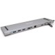 Концентратор VEGGIEG USB-C 8-in-1 USB-C + 3xUSB 3.0 + HDMI + VGA + 3.5mm + SD/TF + RJ45 0.1m silver (TC10) Концентратор VEGGIEG USB-C 8-in-1 USB-C + 3xUSB 3.0 + HDMI + VGA + 3.5mm + SD/TF + RJ45 0.1m silver (TC10)