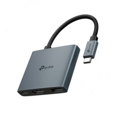 Концентратор TP-Link USB-C 3-in-1 1xUSB 3.0 + 1xUSB-C PD 100W + 1xHDMI (UH3020C) - Фото