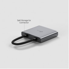 Концентратор TP-Link USB-C 3-in-1 1xUSB 3.0 + 1xUSB-C PD 100W + 1xHDMI (UH3020C) - Фото