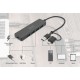 Концентратор Digitus USB-C + USB-A to 4xUSB-A 0.2m black (DA-70235) Концентратор Digitus USB-C + USB-A to 4xUSB-A 0.2m black (DA-70235)