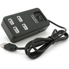 Концентратор Voltronic USB 2.0 to 4xUSB black (YT-HWS4-B) - Фото