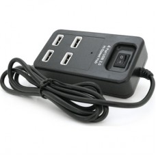 Концентратор Voltronic USB 2.0 to 4xUSB black (YT-HWS4-B) - Фото