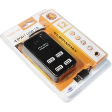 Концентратор Voltronic USB 2.0 to 4xUSB black (YT-HWS4-B) - Фото