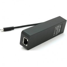 Концентратор Voltronic USB-C to 3xUSB 3.0 + RJ45 1000Mbps black (YT-TCA3H3+Et-W) - Фото