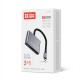 Концентратор ColorWay USB-C 3-in-1 USB 3.0 + HDMI 4K + USB-C PD100W (CW-HUB08)