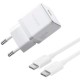 Зарядное устройство Baseus Palm Fast Charger 1C 30W + Cable 1.0m Type-C 60W white (P10111605213-01)