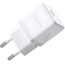 Зарядний пристрій Baseus Palm Fast Charger 1C 30 W + Cable 1.0m Type-C 60 W white (P10111605213-01) - Фото