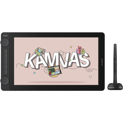 Графический планшет Huion Kamvas 13 Gen 3 Black + перчатка (GS1333)