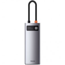 Концентратор Baseus USB3.1 Type-C to USB Type C PD 100W/HDMI 4K 60 Hz/3*USB 3.2 Gen1/ 5in1 (CAHUB-CX0G) - Фото