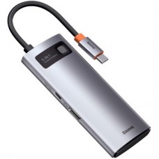 Концентратор Baseus USB3.1 Type-C to USB Type C PD 100W/HDMI 4K 60 Hz/3*USB 3.2 Gen1/ 5in1 (CAHUB-CX0G) - Фото