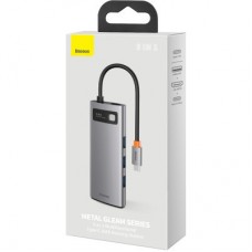 Концентратор Baseus USB3.1 Type-C to USB Type C PD 100W/HDMI 4K 60 Hz/3*USB 3.2 Gen1/ 5in1 (CAHUB-CX0G) - Фото