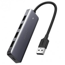 Концентратор Ugreen 4-port 0.15m USB 3.0 Active Metal Plated Shell Ultra Slim CM (50985) - Фото