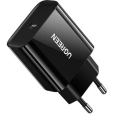 Зарядний пристрій Ugreen CD137 20 W Type-C PD Charger (Black) (10191) - Фото