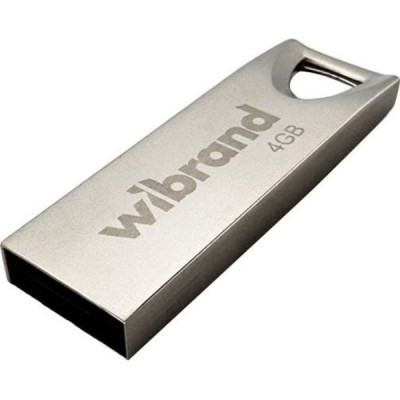 USB флеш накопитель Wibrand 4GB Taipan Silver USB 2.0 (WI2.0/TA4U2S)