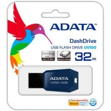 USB-флеш-накопичувач ADATA 32 GB DashDrive UV100 Blue USB 2.0 (AUV100-32G-RBL) - Фото