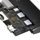 Концентратор Baseus USB-C 6-in-1 HDMI + 2xUSB 3.0 + USB-C + SD/TF black (WKQX050001)
