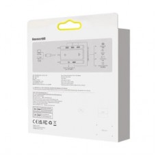 Концентратор Baseus USB-C to 4xUSB 3.0 1.0m black (WKQX030401) - Фото