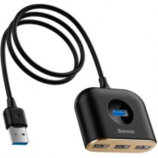 Концентратор Baseus USB 3.0 to 1xUSB 3.0 + 3xUSB 2.0 1.0m (CAHUB-AY01) - Фото