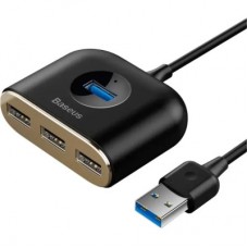 Концентратор Baseus USB 3.0 to 1xUSB 3.0 + 3xUSB 2.0 1.0m (CAHUB-AY01) - Фото