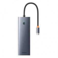 Концентратор Baseus USB-C 10-in-1 HDMI 4K60Hz + VGA + 3xUSB 3.0 + PD + RJ45 1000Mbps + SD/TF + 3.5 mm gray (B0005280C811-00) - Фото