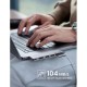Концентратор Ugreen 2xUSB-C to HDMI + 2xUSB 3.0 + SD/TF + USB-C CM380 gray (80856)