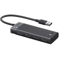 Концентратор Ugreen USB 3.0 to 4xUSB 3.2 Gen1 CM653 black (15548) - Фото