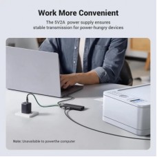 Концентратор Ugreen USB 3.0 to 4xUSB 3.2 Gen1 CM653 black (15548) - Фото