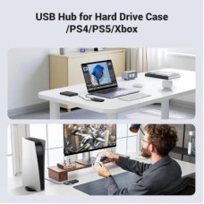 Концентратор Ugreen USB 3.0 to 4xUSB 3.2 Gen1 CM653 black (15548) - Фото