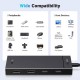 Концентратор Ugreen USB-C to 2xUSB 3.2 Gen2 + 2xUSB-C 3.2 Gen2 10Gbps CM806 black (35583)