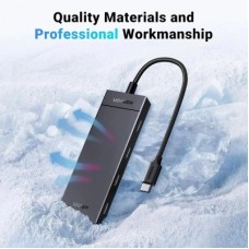 Концентратор Ugreen USB-C to 4xUSB-C 3.2 Gen2 10Gbps CM806 black (35584) - Фото