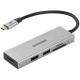 Концентратор Essager USB-C 5-in-1 HDMI 1.4 + USB 3.0 + USB 2.0 + SD / TF (EHBC05-FH0G-P)