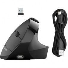 Мышка Jlab JBuds Vertical Ergonomic Wireless Black (IEUMJBERGORBLK82) - Фото