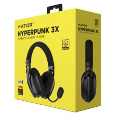 Наушники Hator Hyperpunk 3X Wireless Black (ESH14) - Фото