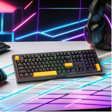 Клавіатура Xtrike ME ME KB-512 LED USB UA Black (KB-512BKUA) - Фото