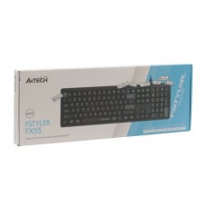 Клавіатура A4Tech FX55 USB UA Black (4711421002417) - Фото