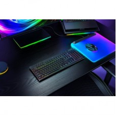 Клавіатура Razer BlackWidow V4 Low-Profile Wireless/Bluetooth/USB Orange switch UA Black (RZ03-05270800-R3M1) - Фото