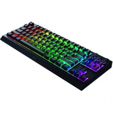 Клавіатура Razer BlackWidow V4 Low-Profile TKL Wireless/Bluetooth/USB Yellow switch UA Black (RZ03-05450100-R3M1) - Фото