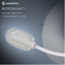 Наушники GamePro Asgard Freya Pro Wireless White/Blue (HSW201WB) - Фото