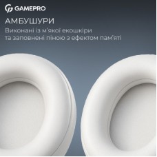Наушники GamePro Asgard Freya Pro Wireless White/Blue (HSW201WB) - Фото