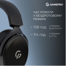Навушники GamePro Asgard Skadi Wireless Black (HSW191B) - Фото