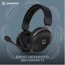Навушники GamePro Asgard Freya Pro Wireless Black (HSW201B) - Фото