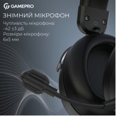Навушники GamePro Asgard Freya Pro Wireless Black (HSW201B) - Фото