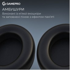 Навушники GamePro Asgard Freya Pro Wireless Black (HSW201B) - Фото