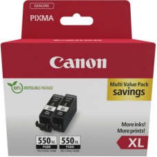 Картридж Canon PGI-550XL Black DoublePpack, 2*22ml, paper box (6431B010) - Фото