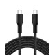 Дата кабель USB-C to USB-C 3.0m 240W black Belkin (CAB025HQ3MBK)